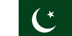Pakistan National Flag with Crescent and Star Symbol