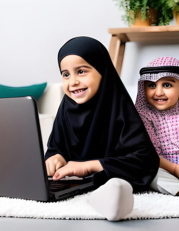 children are learning Quran Online