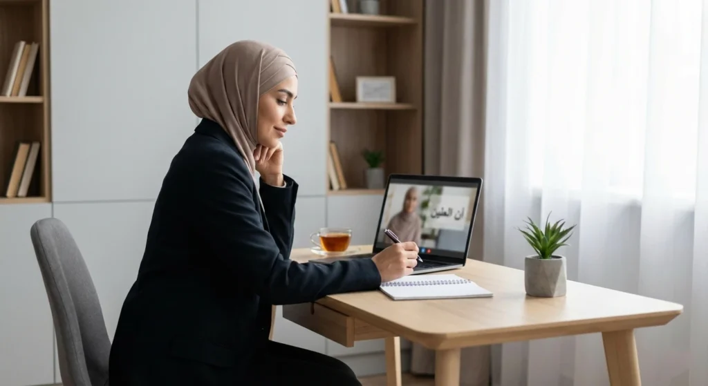 Online Quran class with a qualified female teacher teaching from home in Dallas