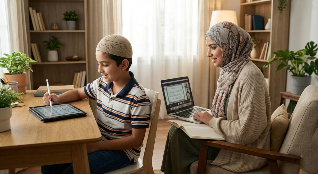 Online Hifz program for kids and adults learning Quran memorization at home