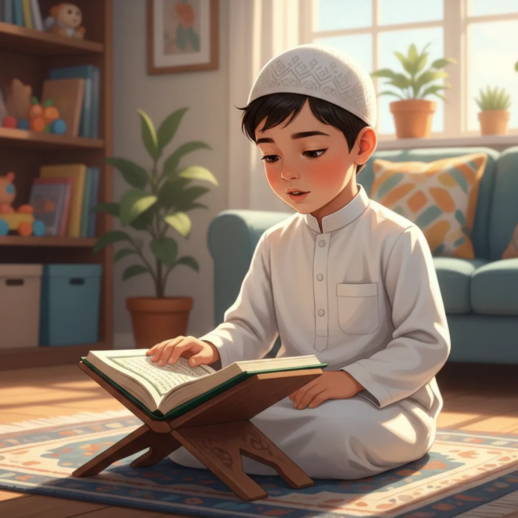 Children participating in group online Quran class – effective online Quran learning for kids